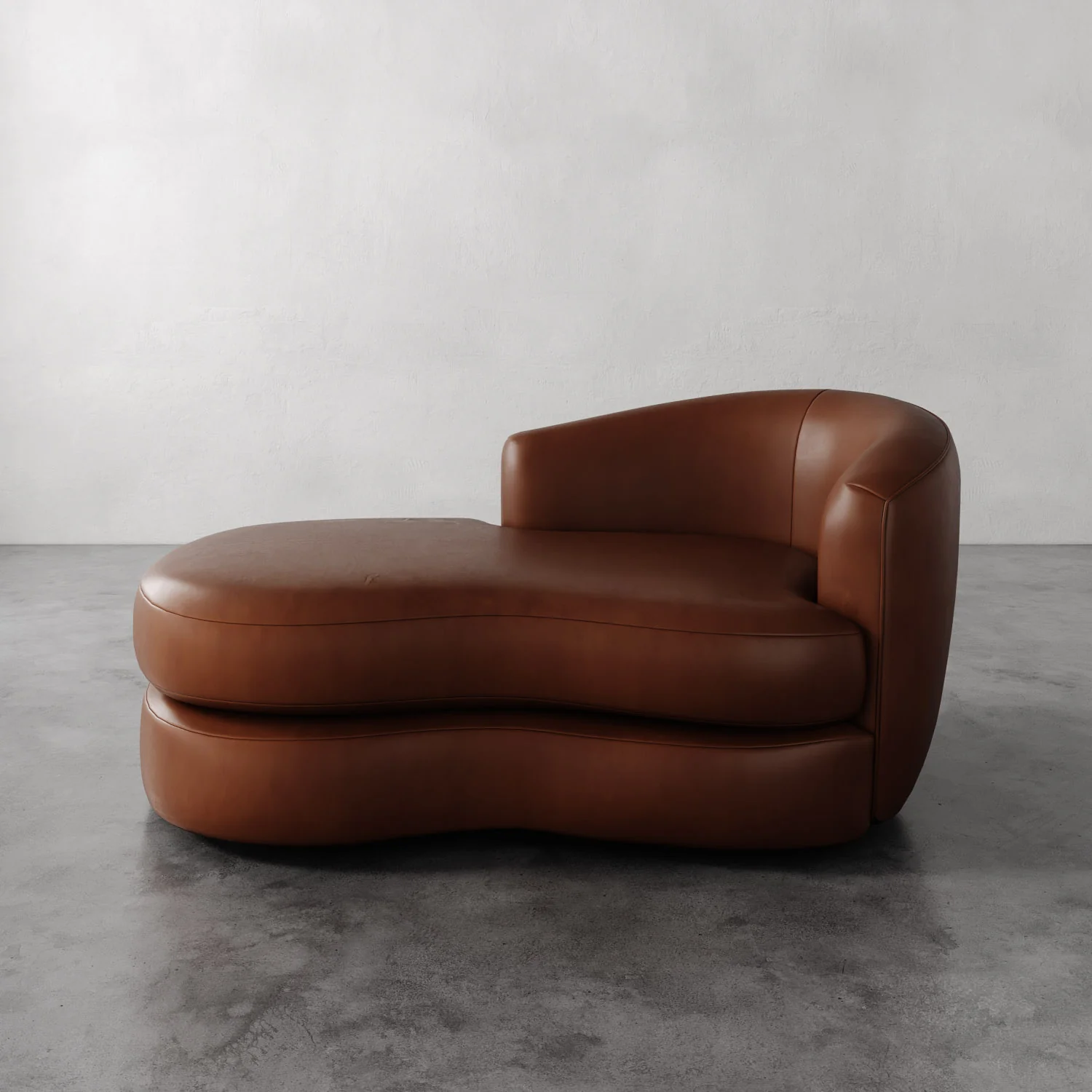 Rulmann Leather Right Arm Chaise - Image 7