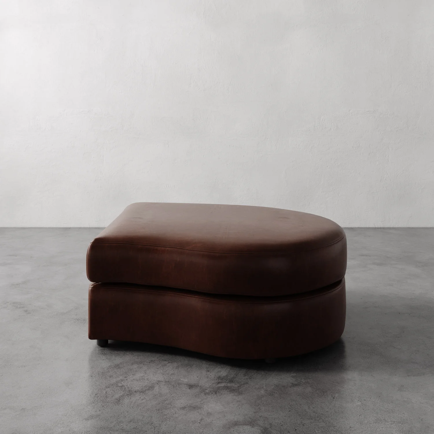 Rulmann Leather Right Ottoman - Image 4