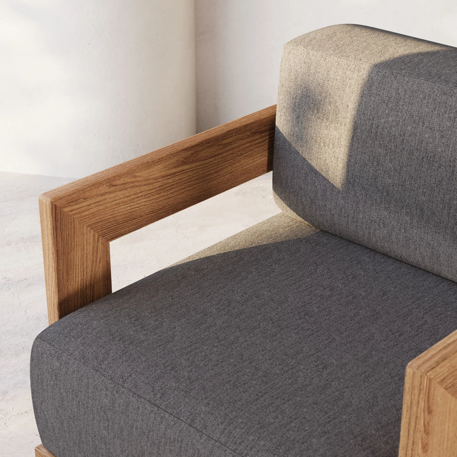 S2 Teak 95" Sofa - Image 10