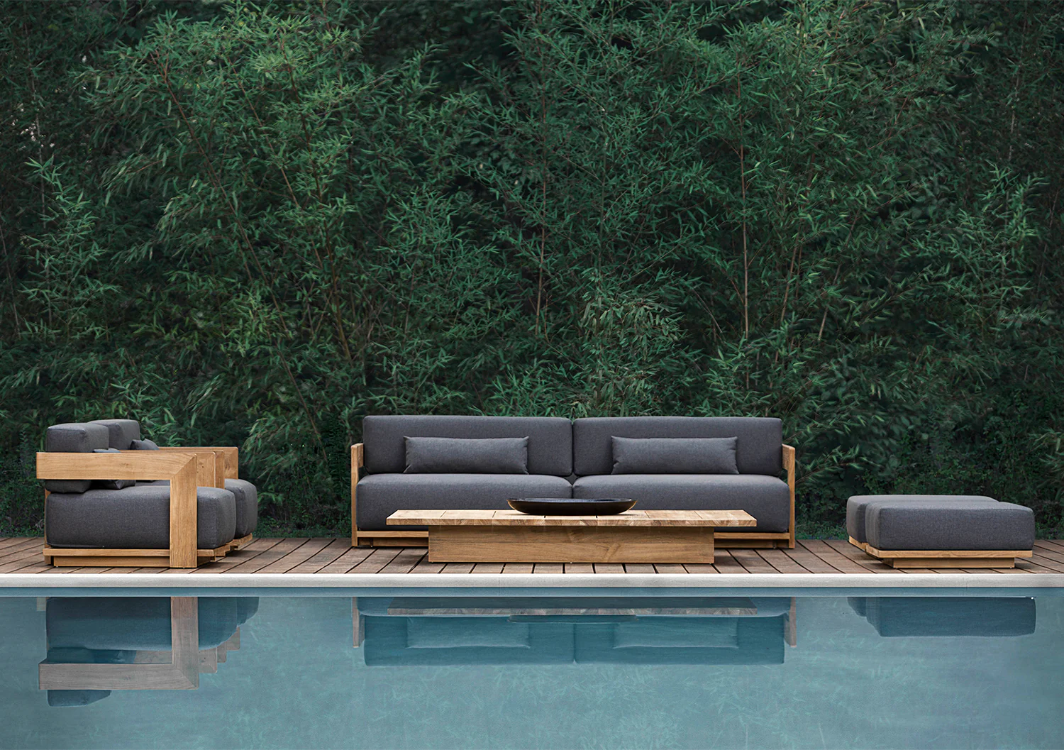 S2 Teak 62" Sofa - Image 3