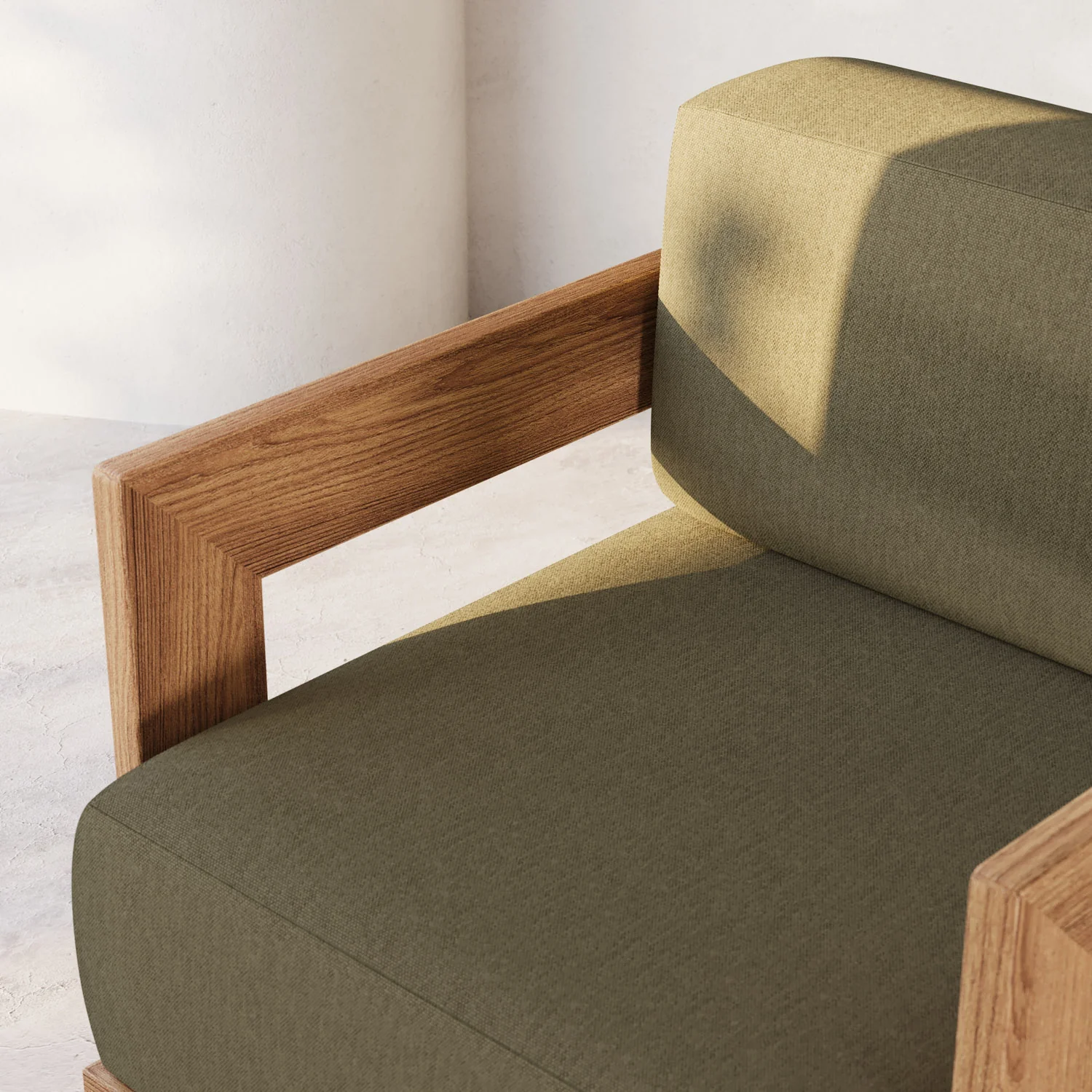 S2 Teak Ottoman - Image 5