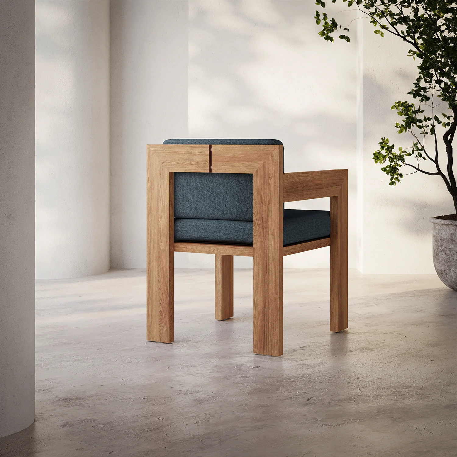 S2 Teak Dining Arm Chair - Image 3
