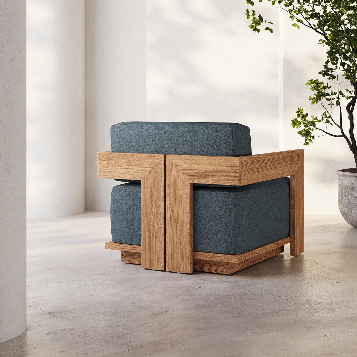 S2 Teak Lounge Chair - Image 2
