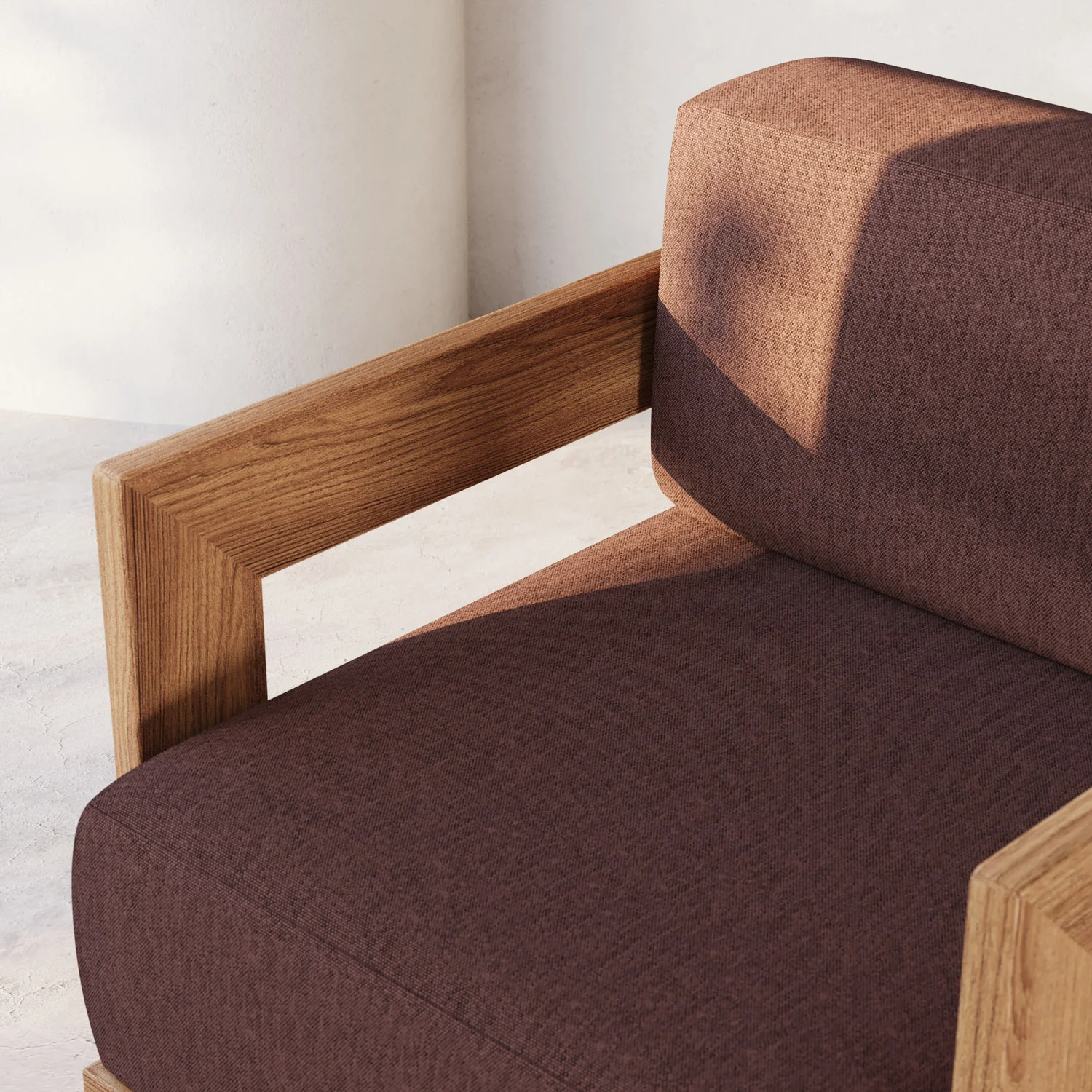 S2 Teak 62" Sofa - Image 6