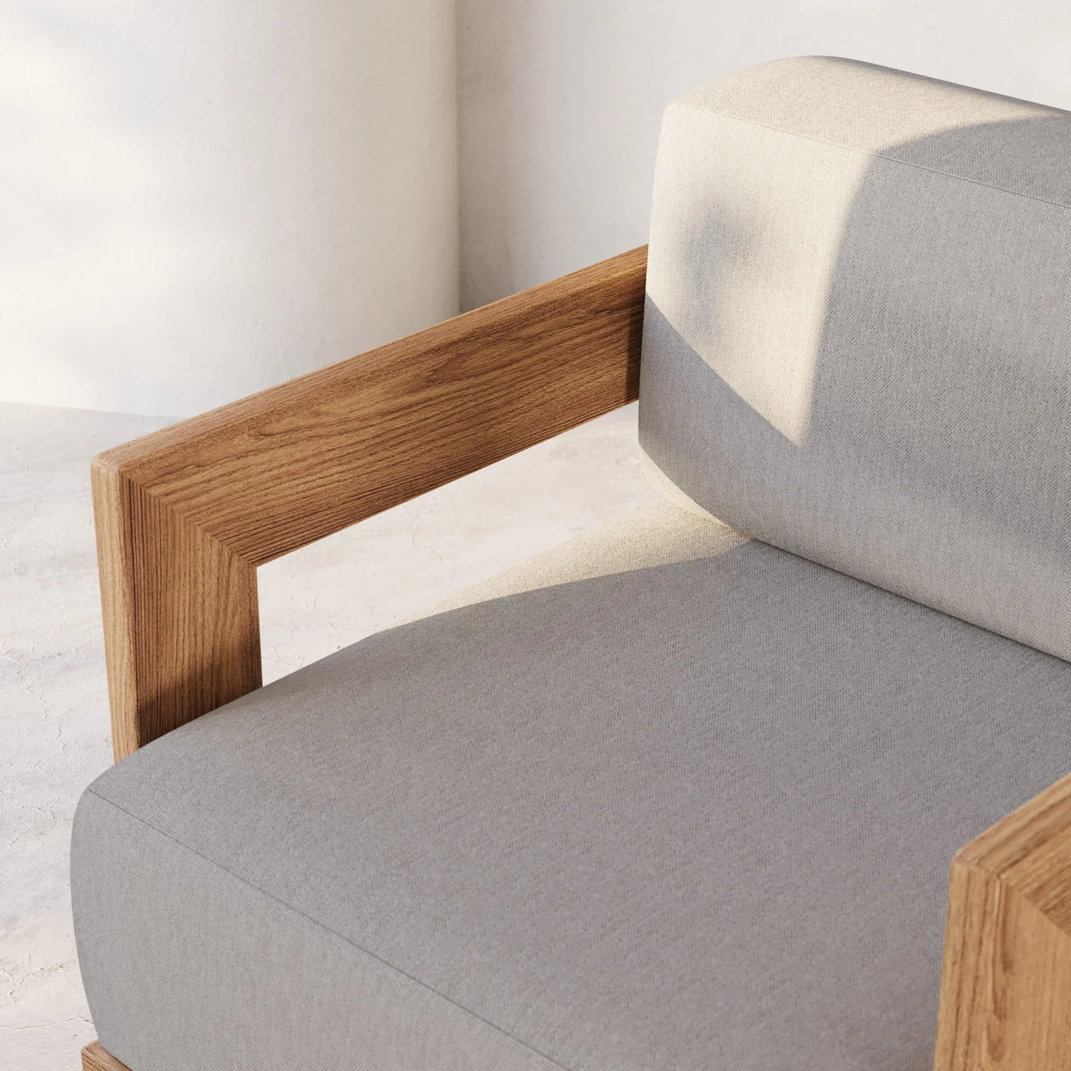S2 Teak 62" Sofa - Image 8