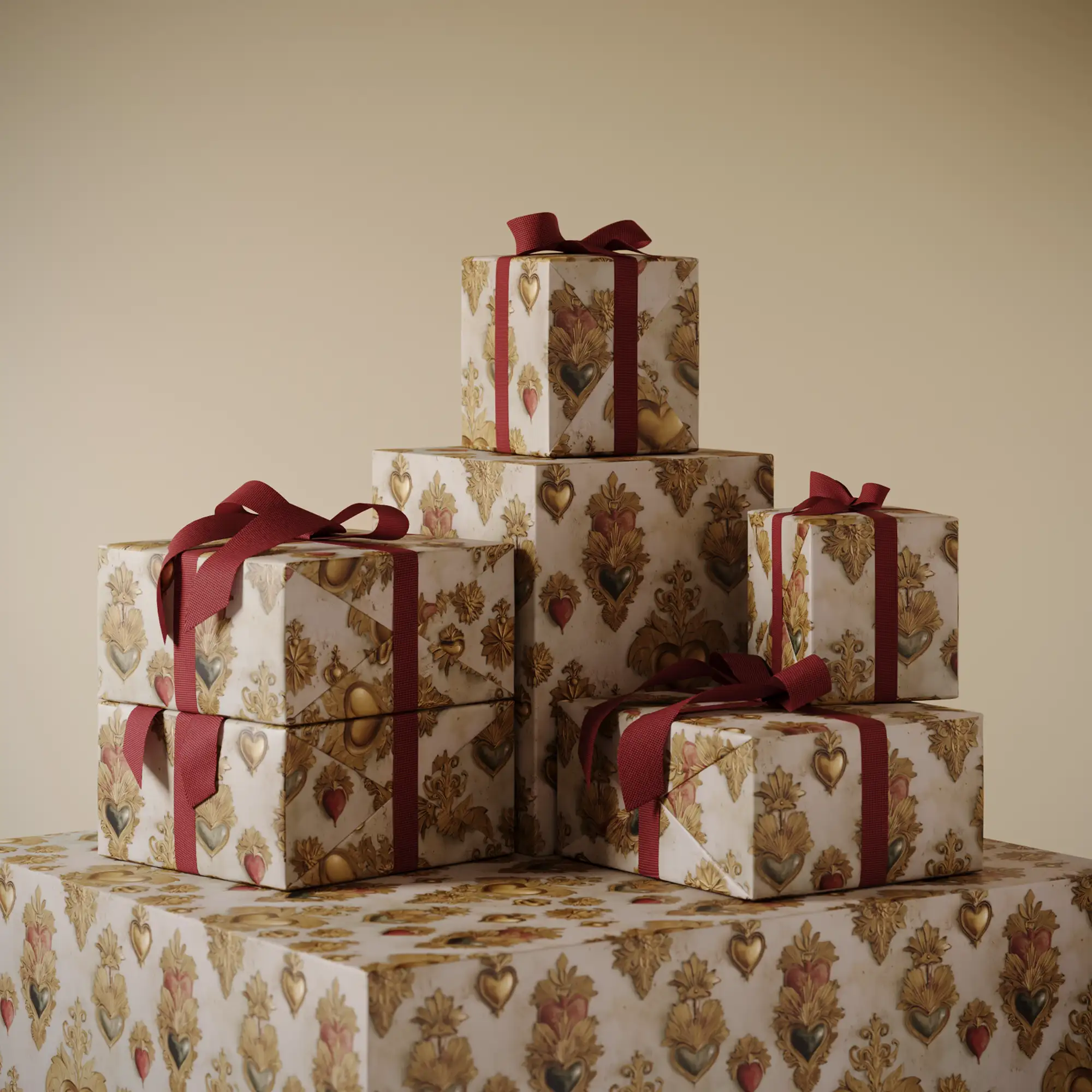 Sacred Heart Gift Wrapping Paper - Image 3