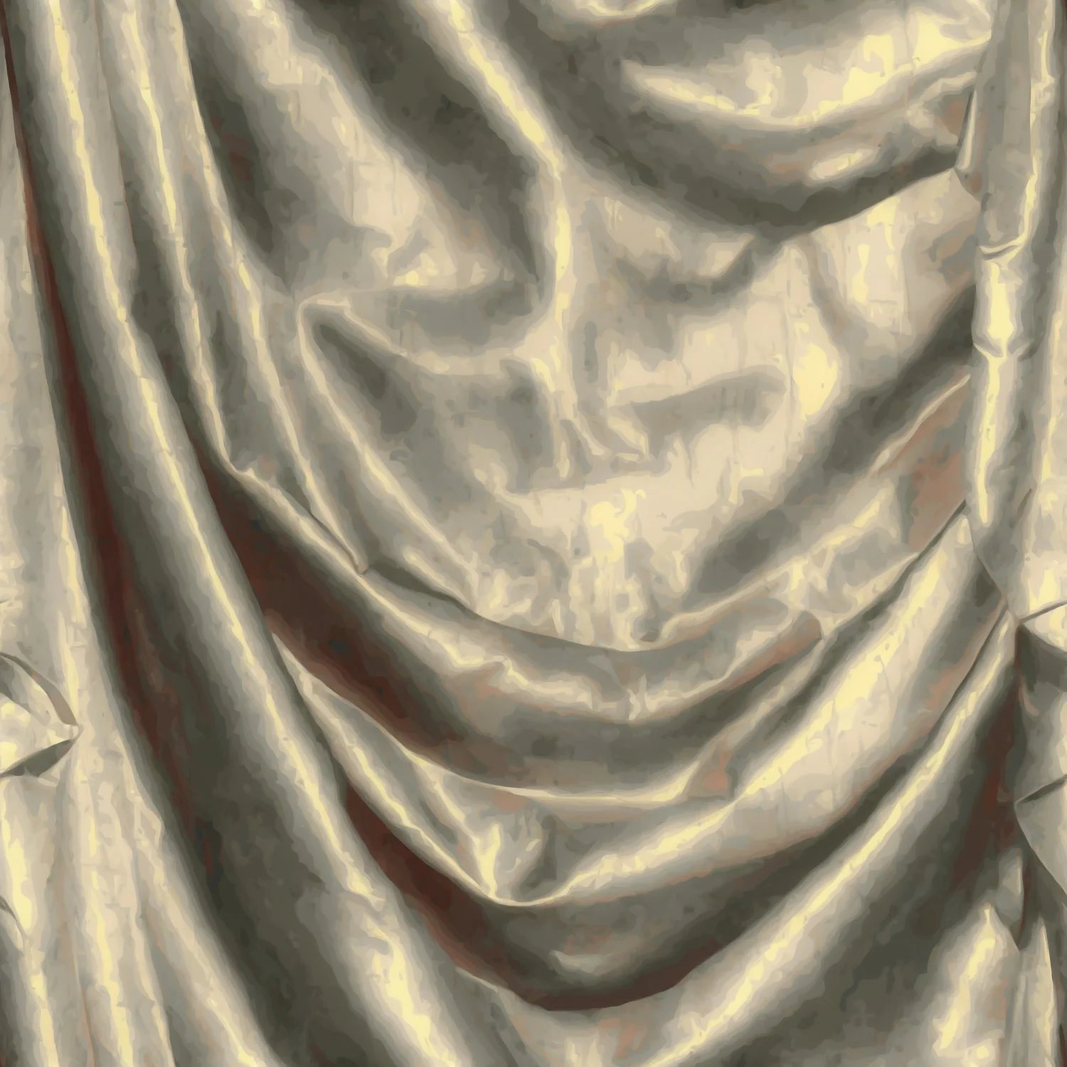 Satin Draped Wallpaper - Image 2