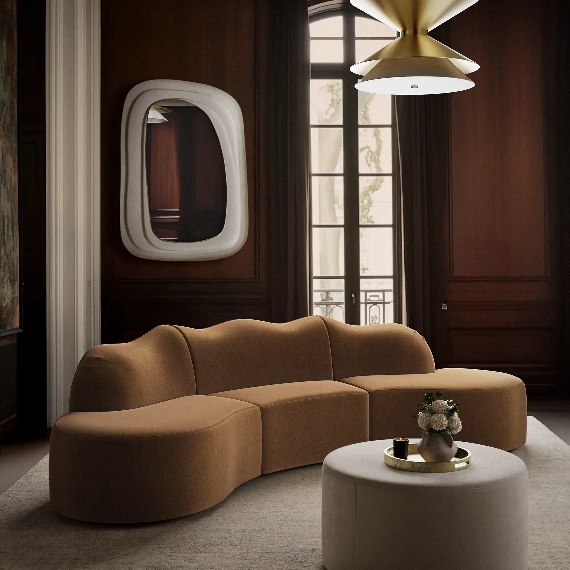 Serpentine 2-Piece Sectional - Image 4