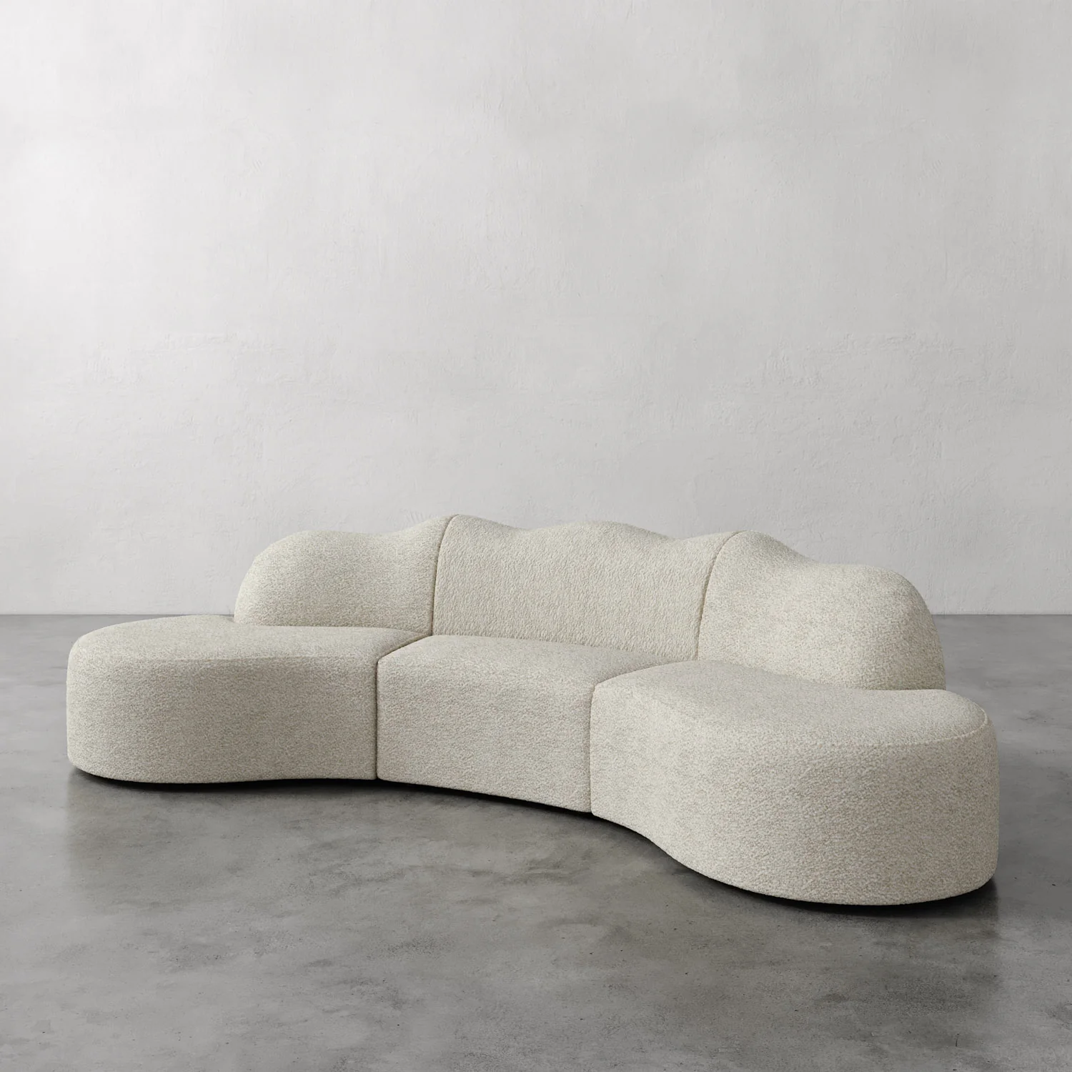 Serpentine Custom Upholstered Sectional Sofa - Image 12