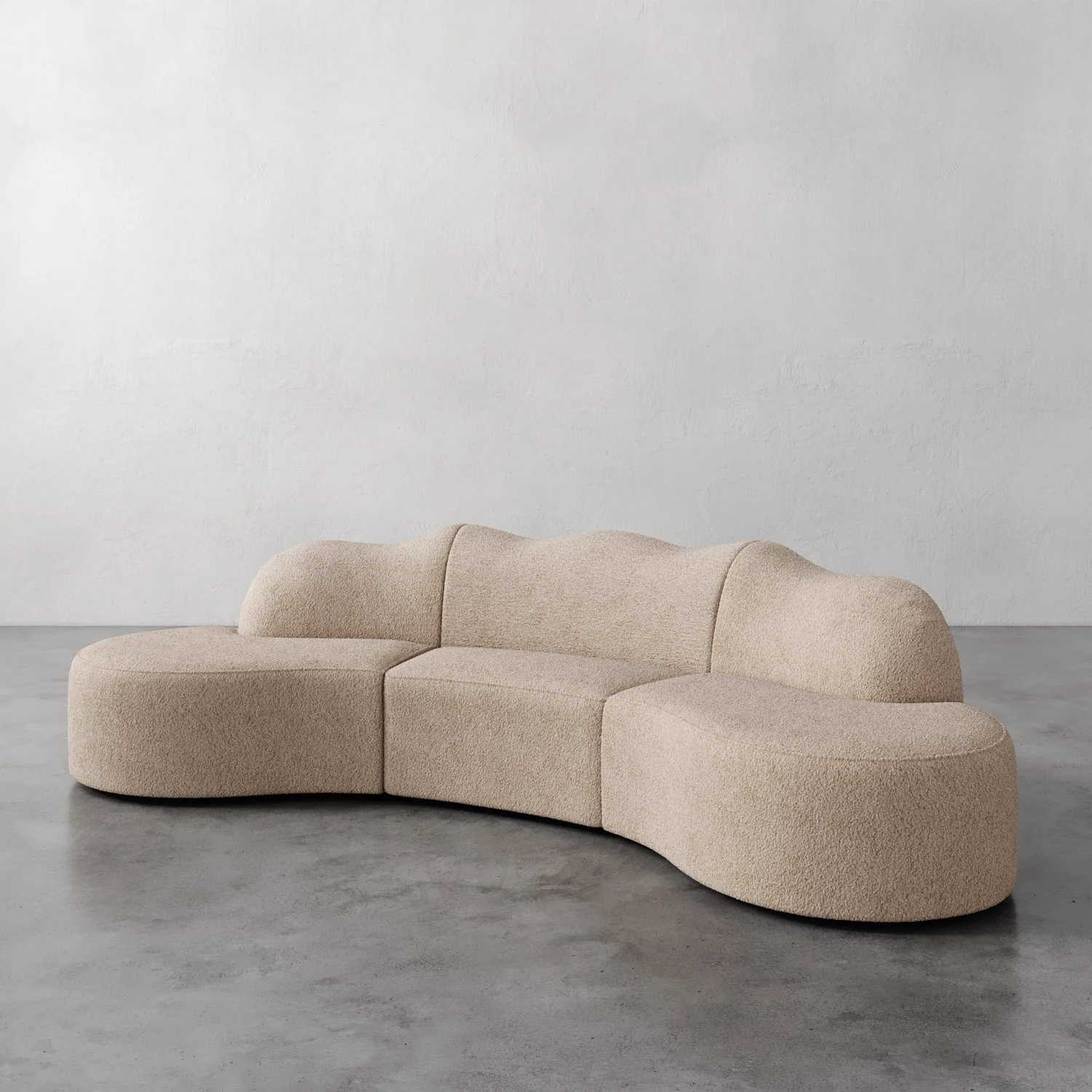 Serpentine Custom Upholstered Sectional Sofa - Image 25