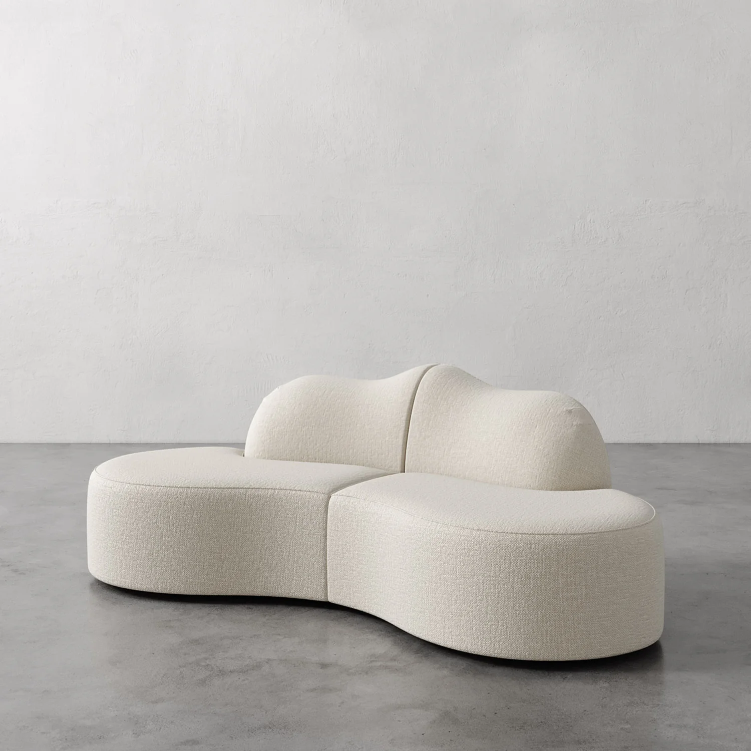Serpentine Custom Upholstered Sectional Sofa - Image 29