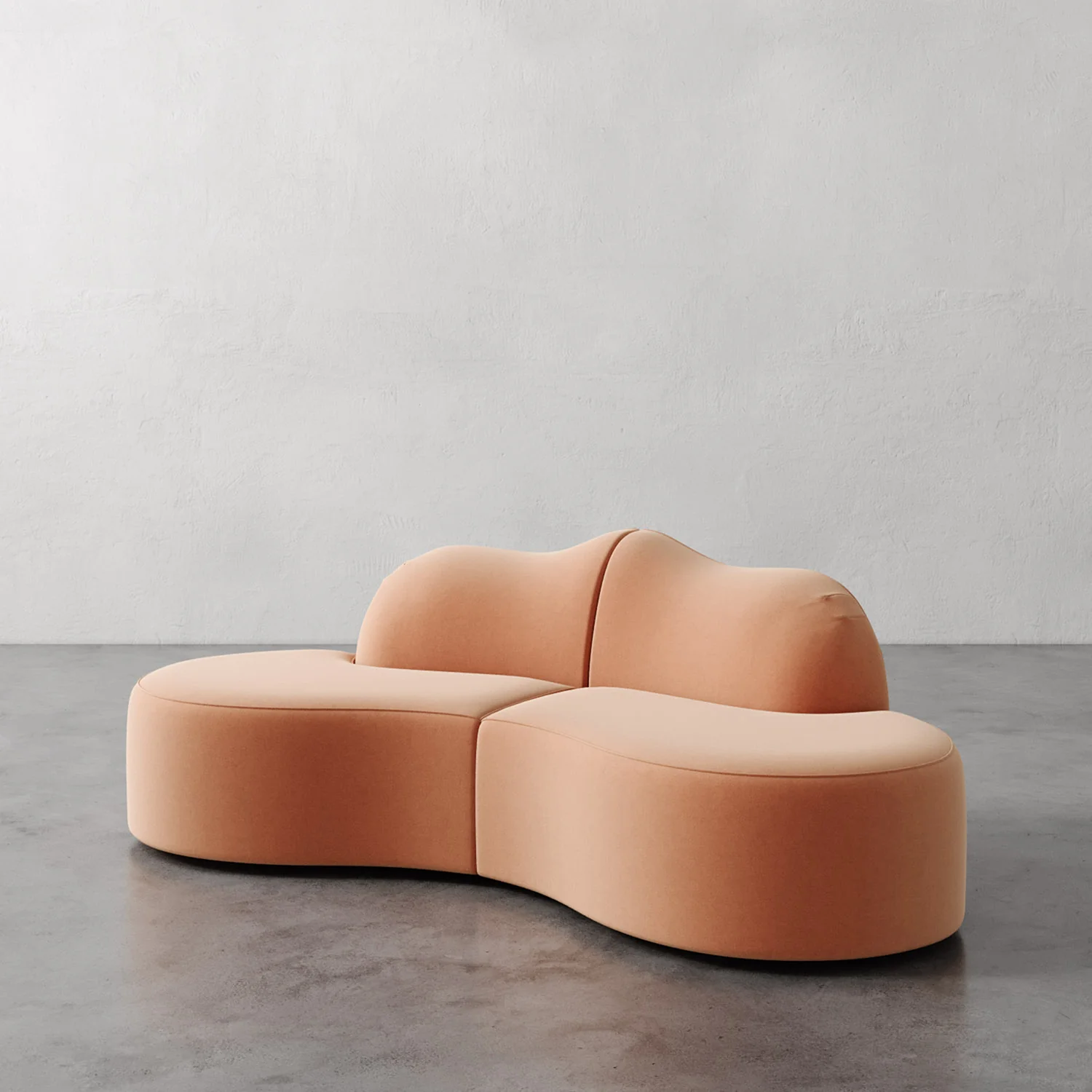 Serpentine Custom Upholstered Sectional Sofa - Image 32