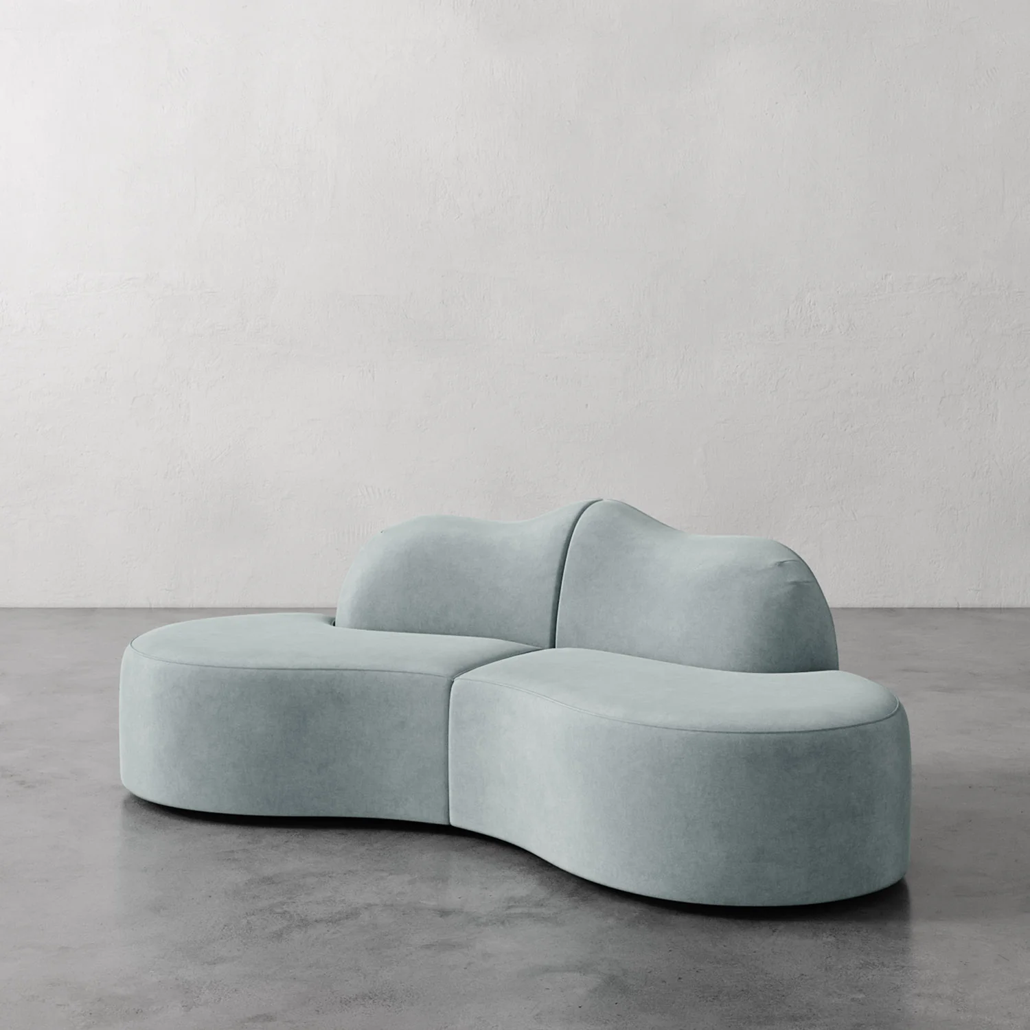 Serpentine Custom Upholstered Sectional Sofa - Image 38