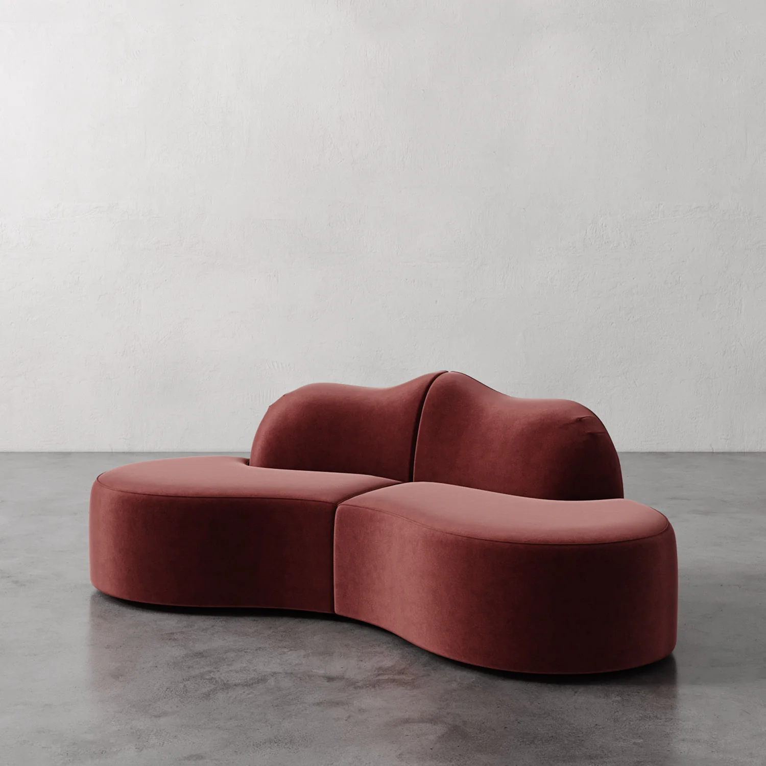Serpentine Custom Upholstered Sectional Sofa - Image 39