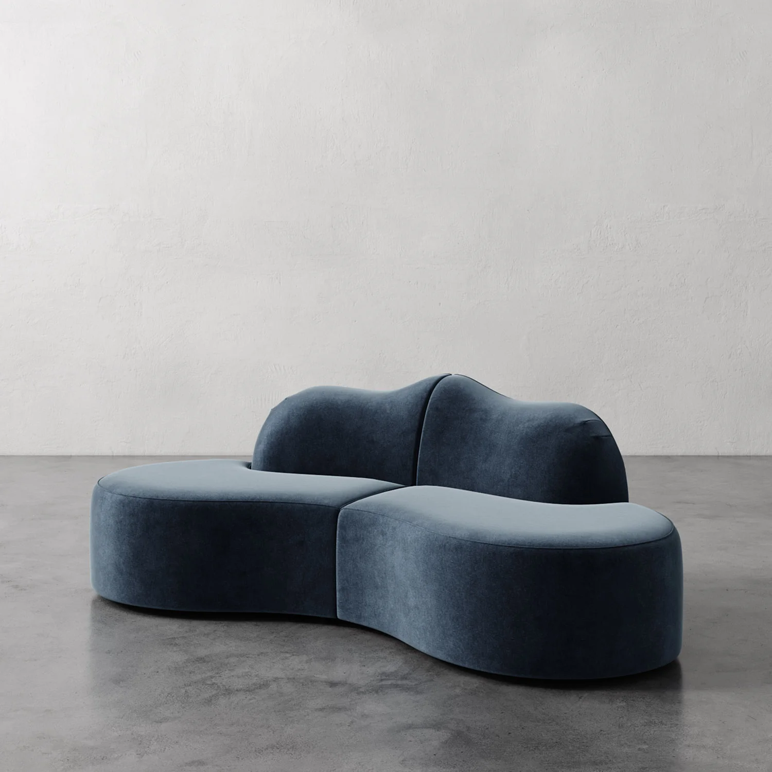 Serpentine Custom Upholstered Sectional Sofa - Image 41