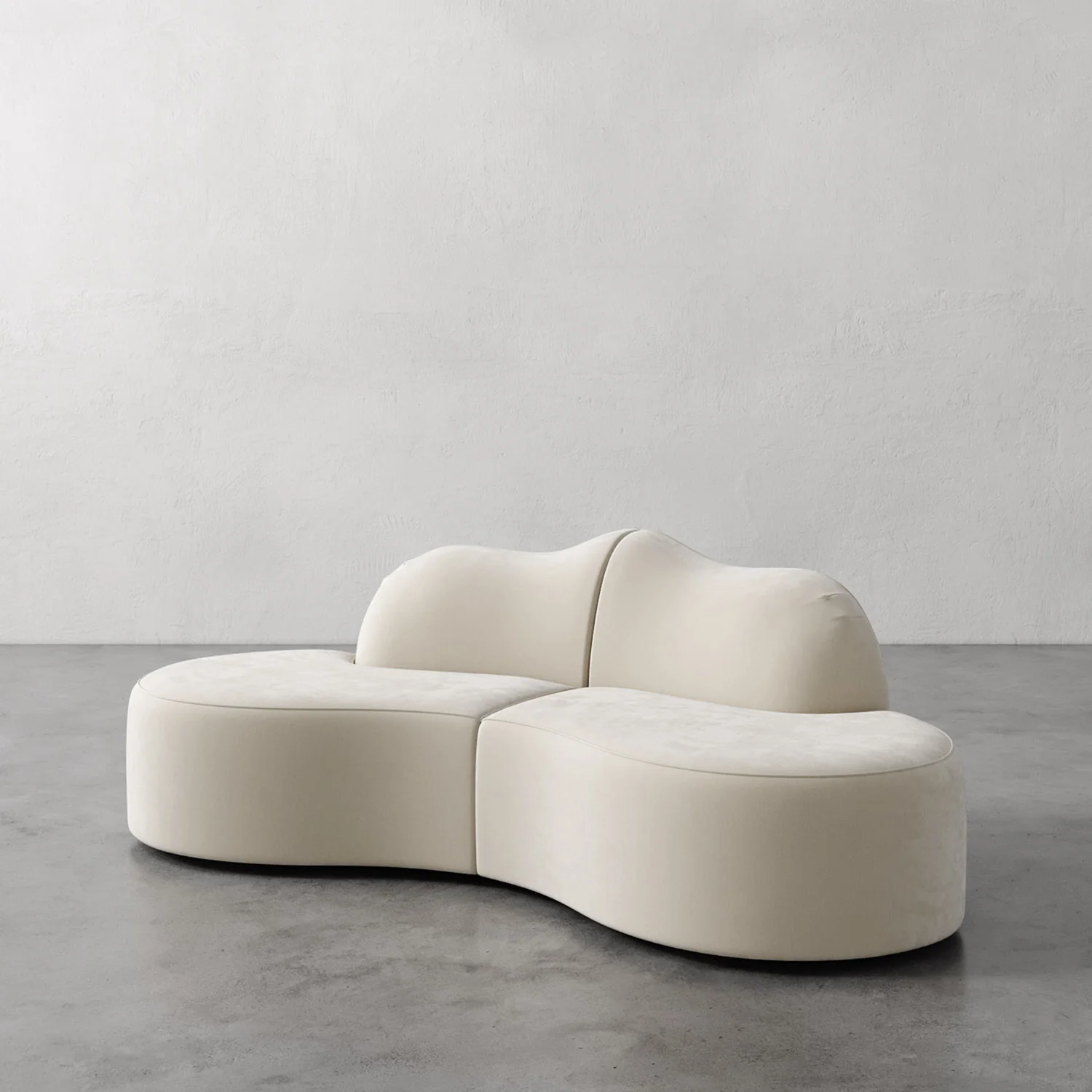 Serpentine Custom Upholstered Sectional Sofa - Image 42