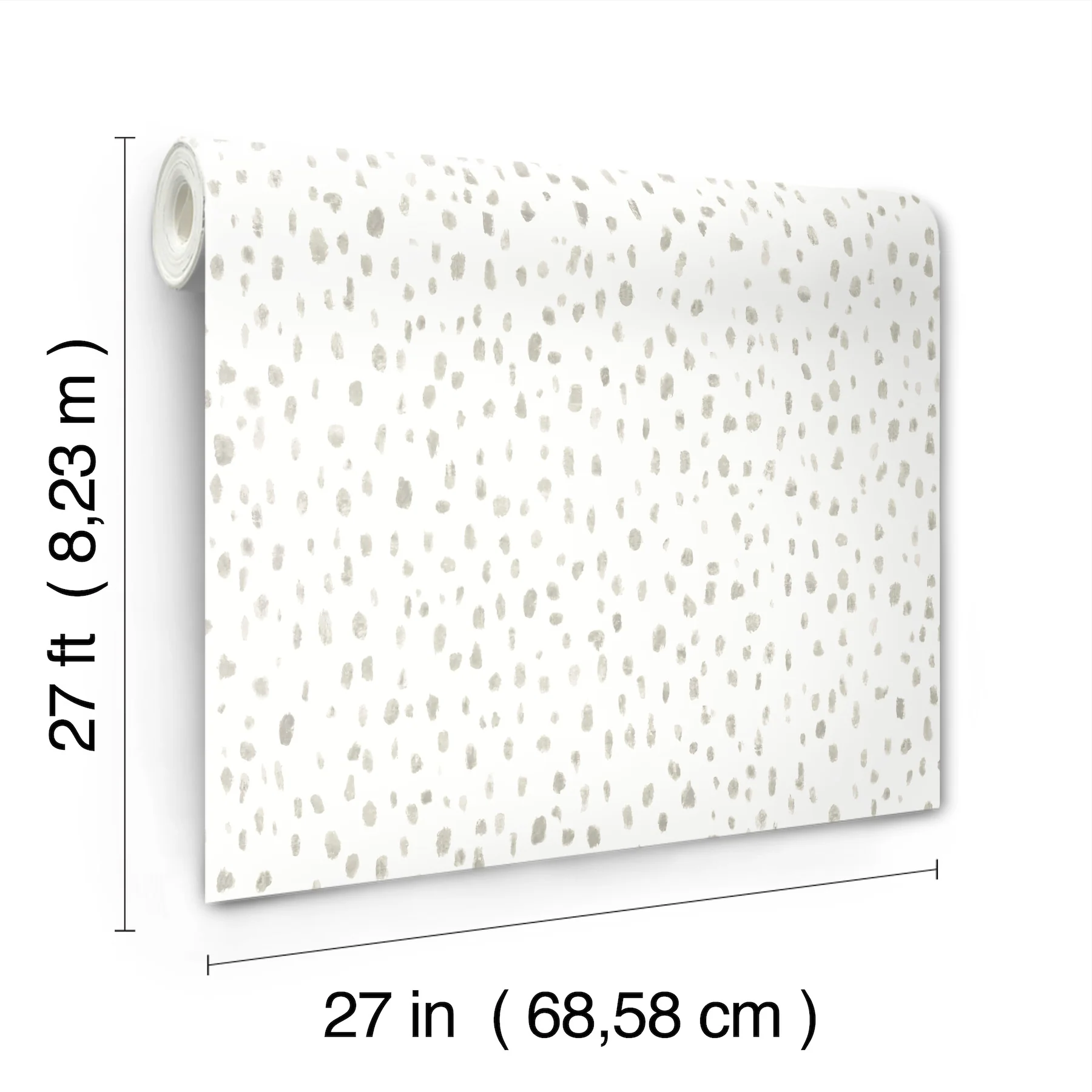 Tachette Taupe Wallpaper - Image 4