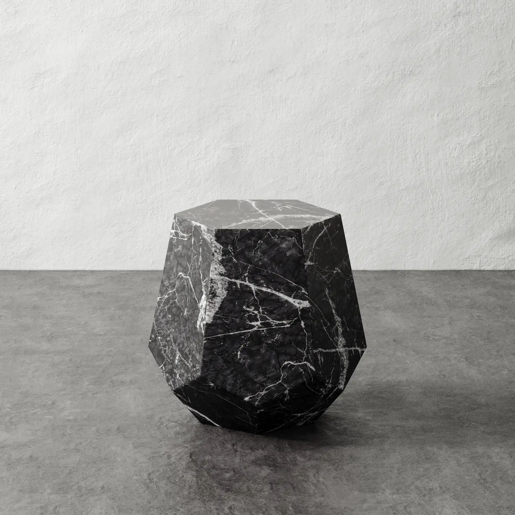 Tessaire Faux Marble Accent Table - Image 2