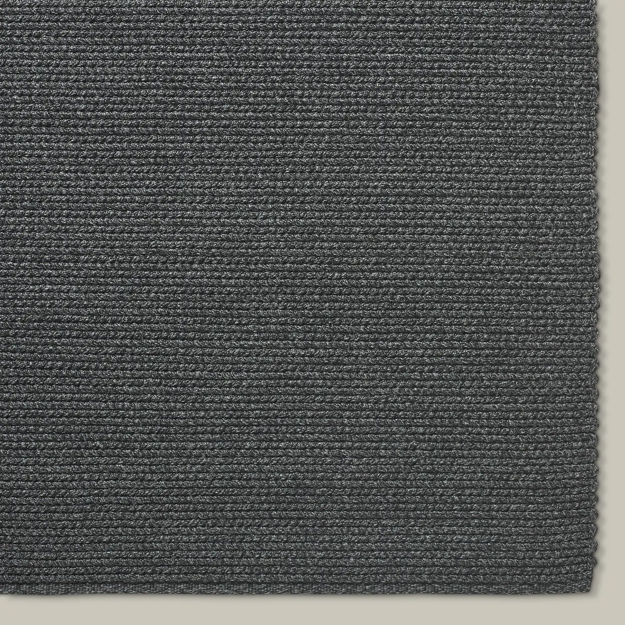 Tricot Handwoven Outdoor Rug (Charcoal) - Image 2