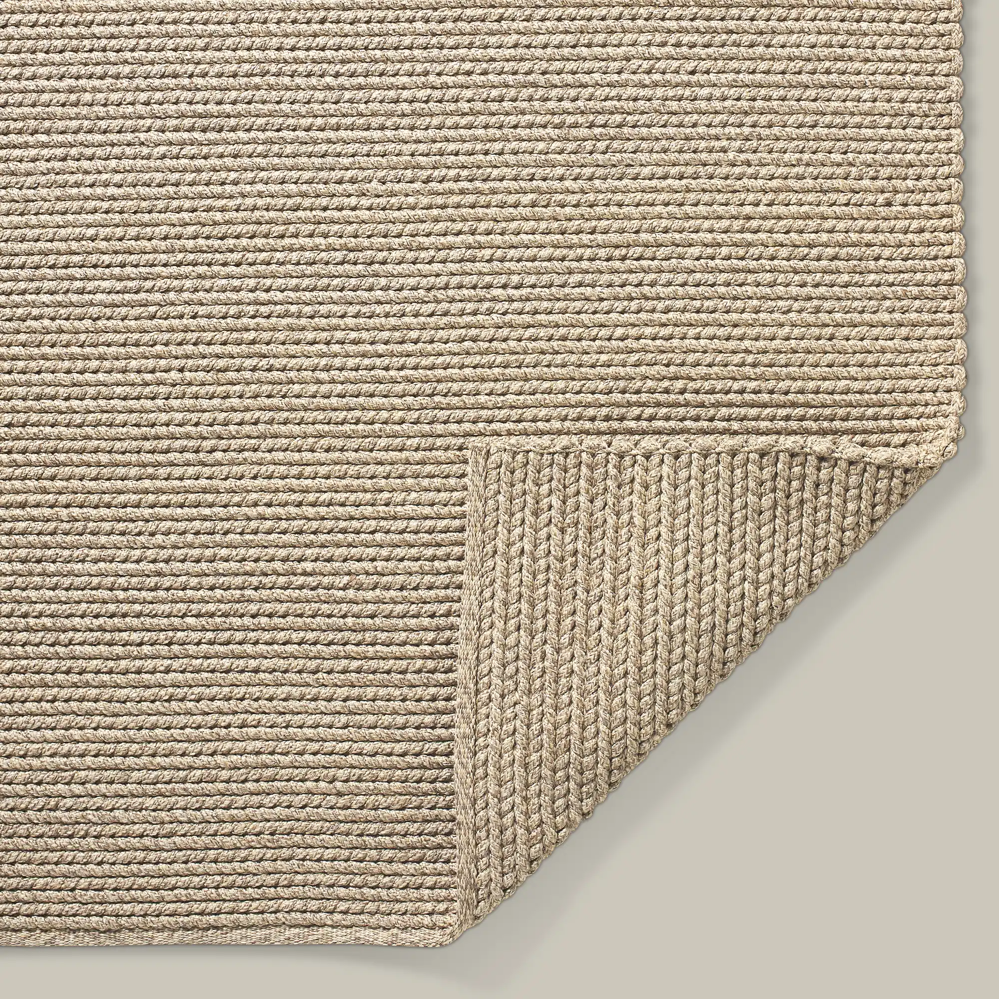 Tricot Handwoven Outdoor Rug (Natural) - Image 3