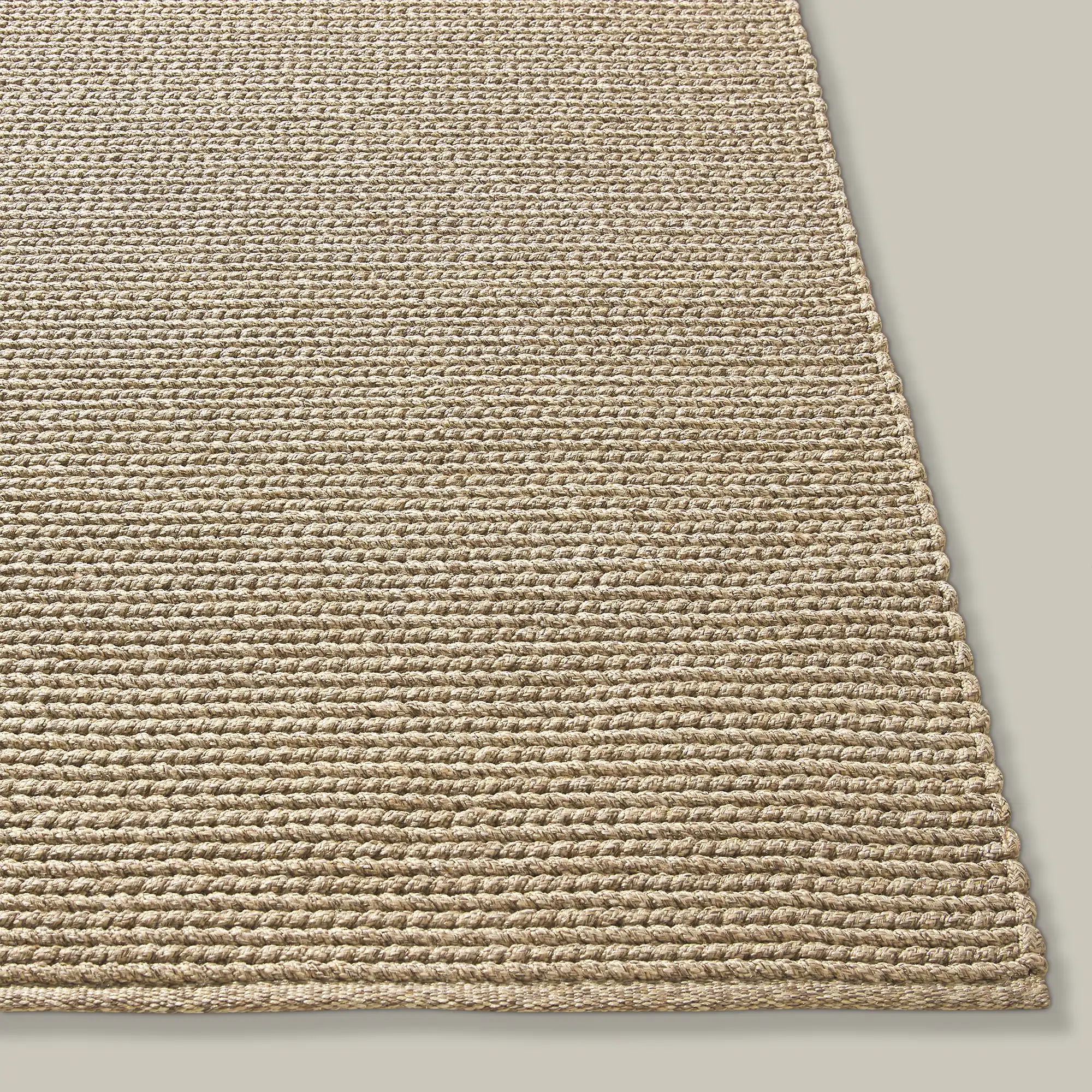 Tricot Handwoven Outdoor Rug (Natural) - Image 4
