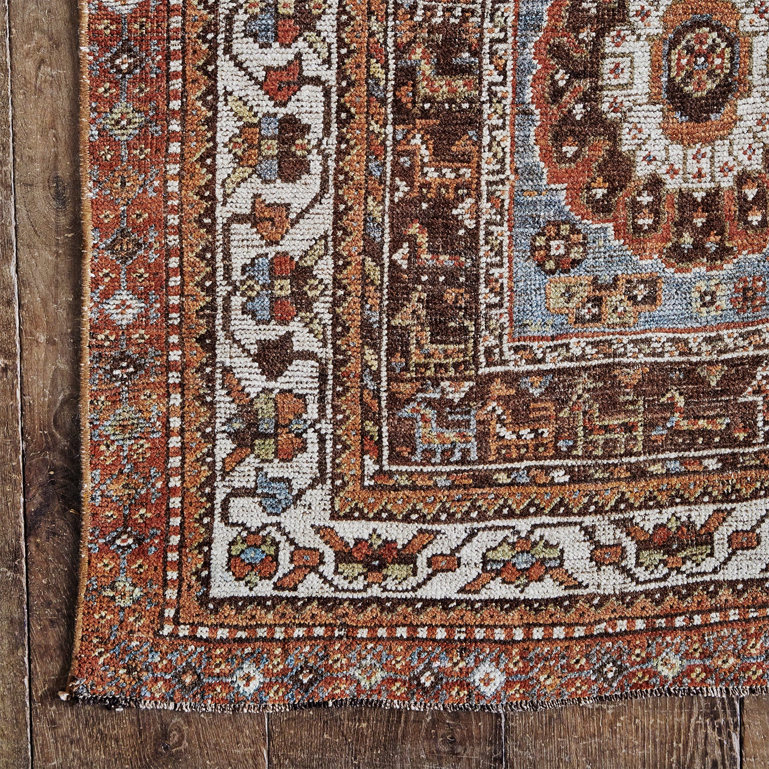Vintage 1950's Southcentral Persia Shiraz rug - 7' x 11' - Image 3