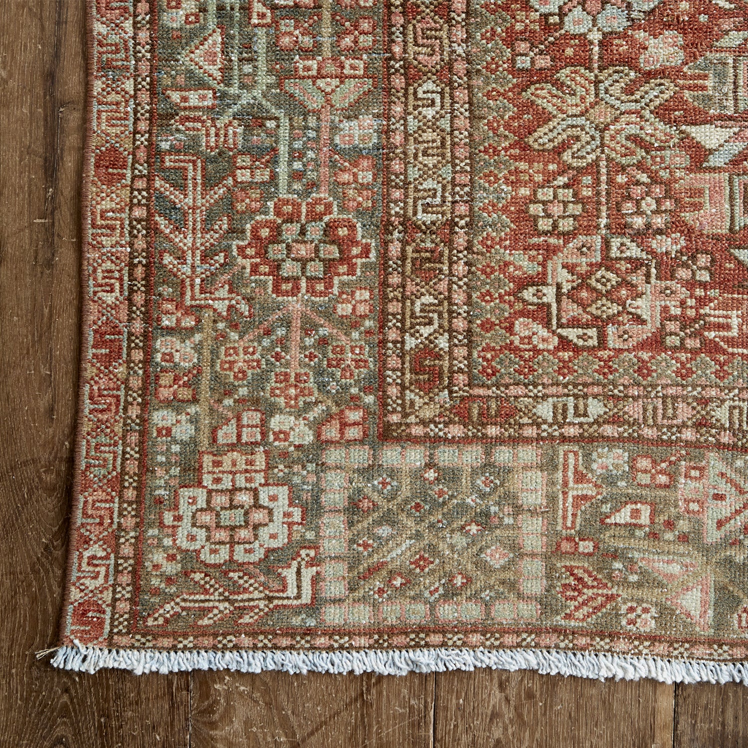 Vintage 1960's Northwest Persia Heriz rug - 4'10" x 6'3" - Image 2