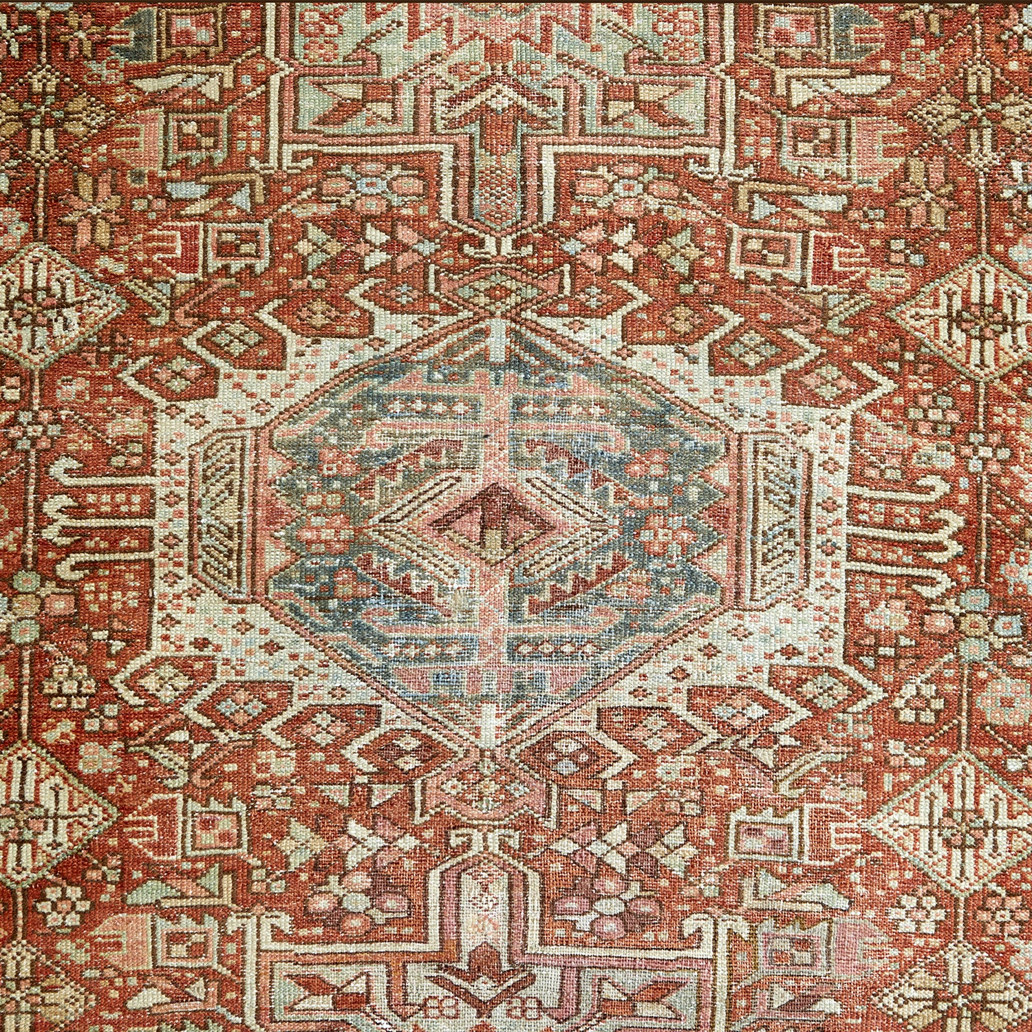 Vintage 1960's Northwest Persia Heriz rug - 4'10" x 6'3" - Image 3